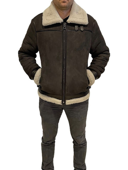 MARKOS LEATHER Leather Jacket Gray
