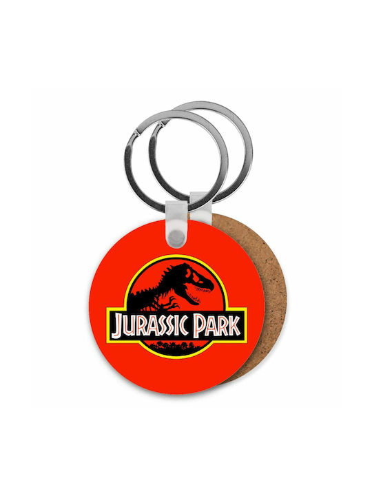Keychain Jurassic Park Wooden