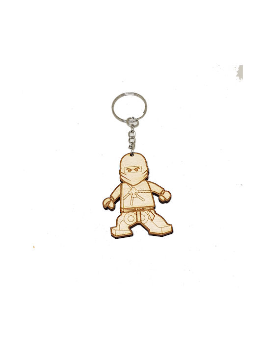 Keychain Ninjago Wooden