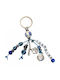 Kostibas Fashion Kostibas Metal Eye Blue Keychain