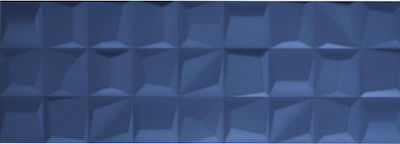 Genesis Rize Deep Matt Πλακάκι Δαπέδου / Τοίχου Εσωτερικού Χώρου Κεραμικό Ματ 100x35cm Μπλε