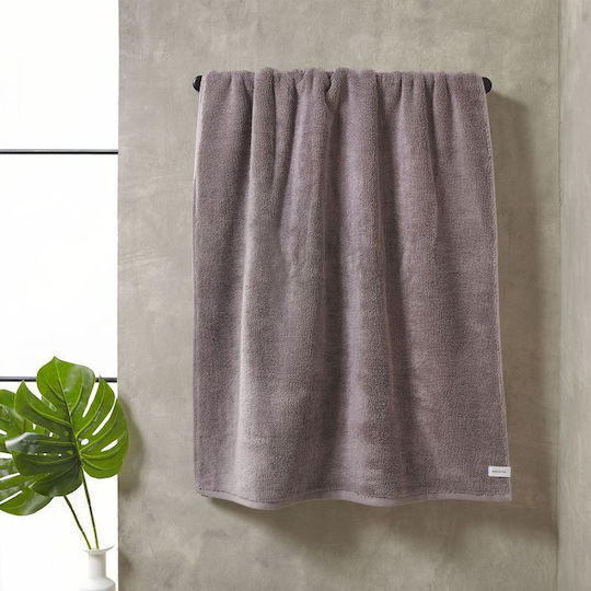 Aigaion Bath Towel 76x147cm Grey Weight 600gr/m²