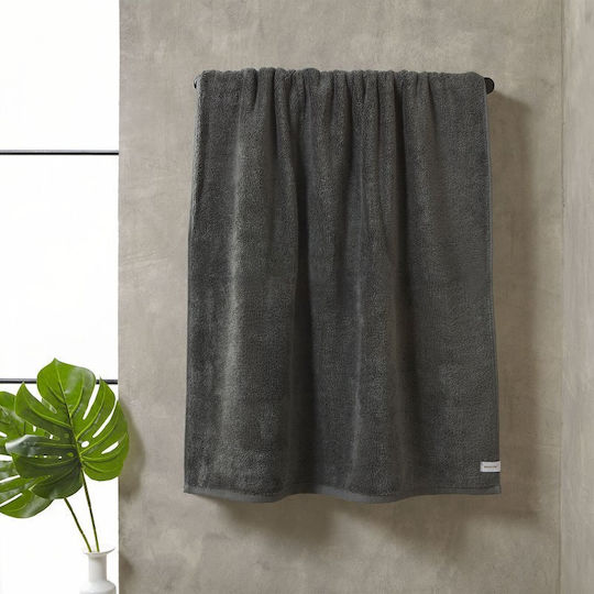 Aigaion Bath Towel 76x147cm Anthracite Weight 600gr/m²