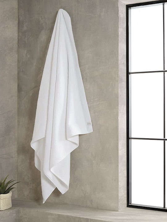 Aigaion Body Bath Towel 90x180cm White Weight 600gsm