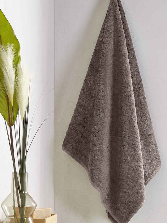 Fieldcrest Badehandtuch Ultra Soft 76x147εκ. Braun