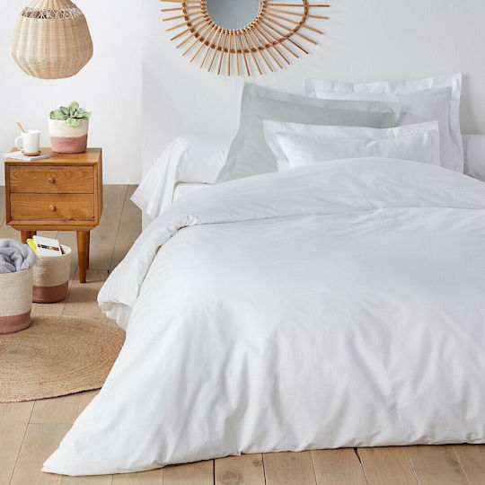 La Redoute Interieurs Sheet Super-Double with Elastic 160x200cm. White