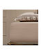 Hauz Σεντόνι King Size με Λάστιχο 200x200+40εκ. Dusty Pink