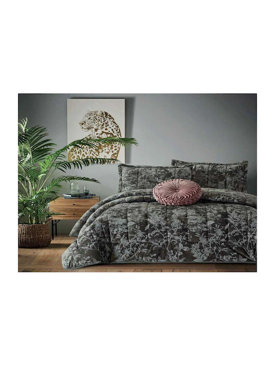 Double Quilt 220x240cm Elegant Gray Elegant