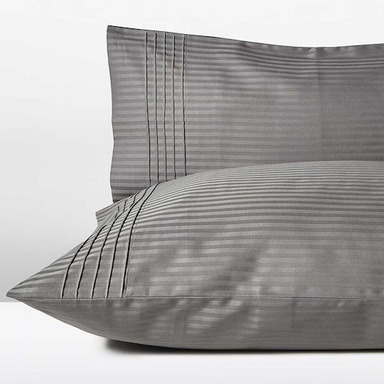 Fieldcrest Ultra Soft Σετ Μαξιλαροθήκες Γκρι 52x78εκ.