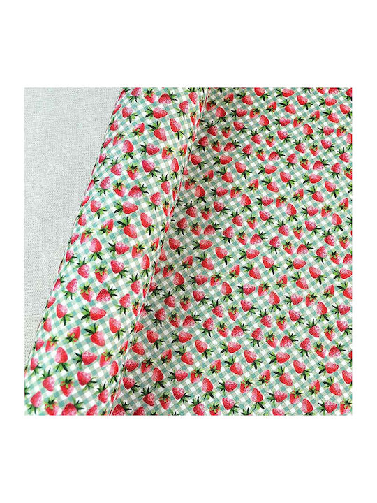 Kappa Decor Decoration Fabric 72x500cm Plaid/Strawberry
