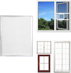 Moskitonetz Fenster Dauerhaft Weiß 200x150cm 25439