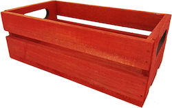 General Trade Декоративно Червено 13x13x8см