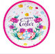 Frohe Ostern Metallische Osterplatte Rosa