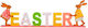 Easter Inscription Bunny Wooden 53x17x6cm