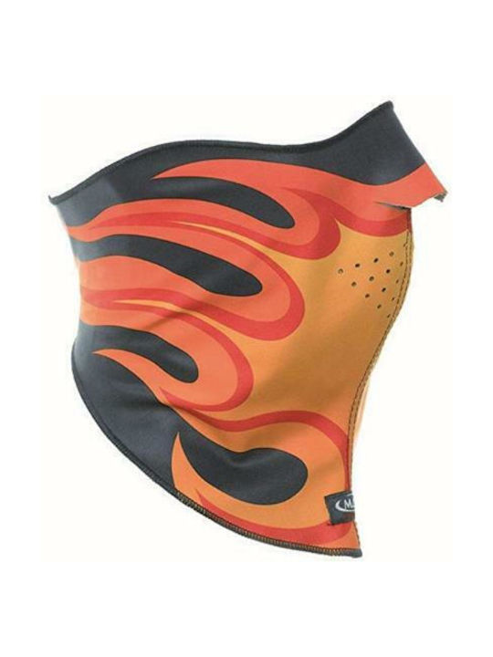 Matt Mask Windstopper Half Face Motorcycle Rider Multicolored