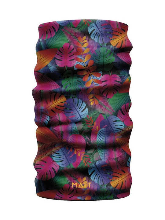 Matt Neck Scarf Micro Tropical Шал за Врат за Мотоциклетист от Полиестер Многоцветен