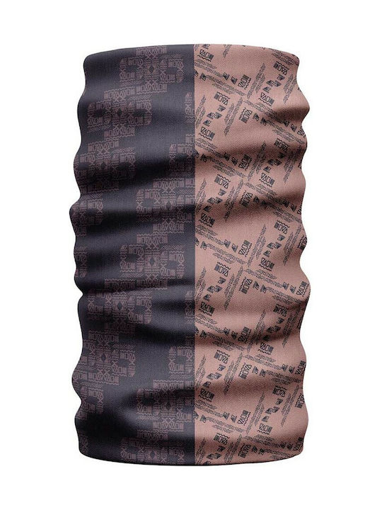 Matt Scarf Micro Caotic Шал за Врат за Мотоциклетист от Полиестер Многоцветен