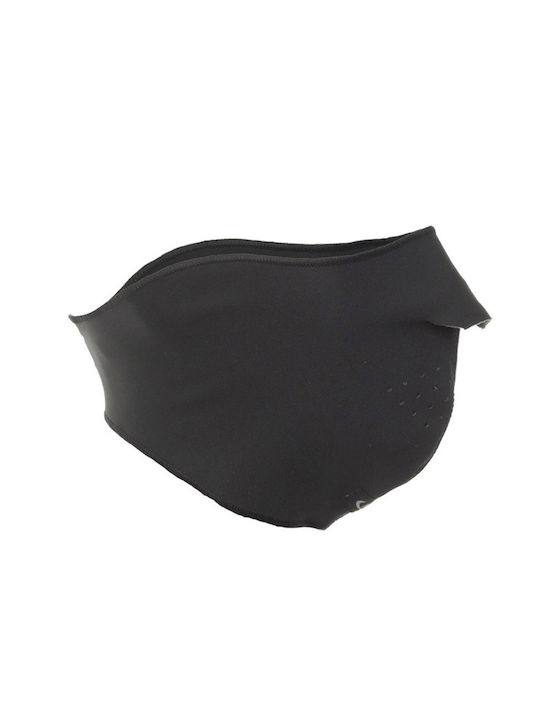 Matt Mask Windstopper Goretex Infinium Half Face Motorcycle Rider made of Polyester Black Color