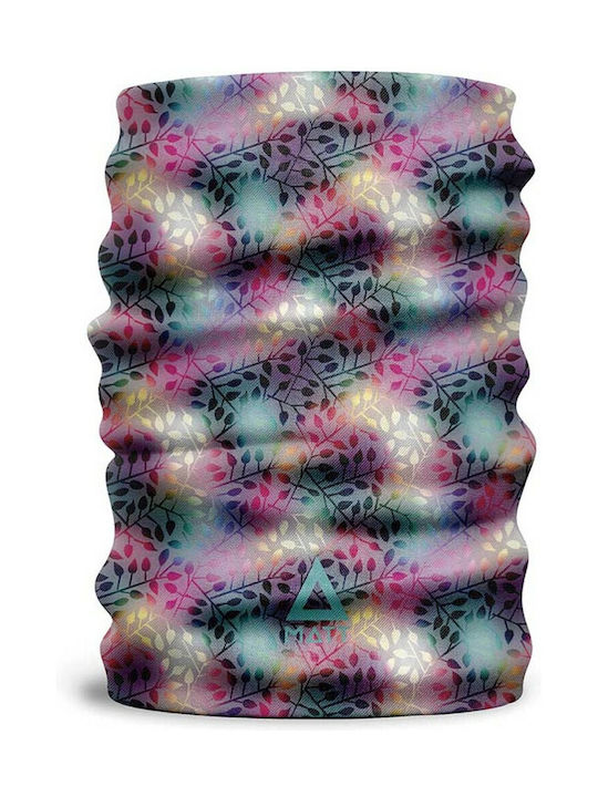 Matt Scarf Micro Leaves Περιλαίμιο Αναβάτη Μοτοσυκλέτας από Πολυεστέρα Πολύχρωμο