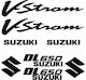 Moto Discovery Stickers Set Black