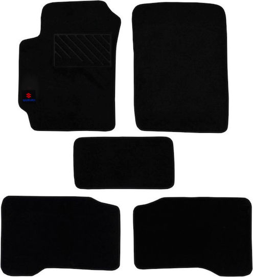 Autopataki Set of Front and Rear Mats 5pcs for Suzuki Grand Vitara 2005-2015 Black