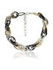 Pearl's Garden Damen Zweifarbig Kette Hand