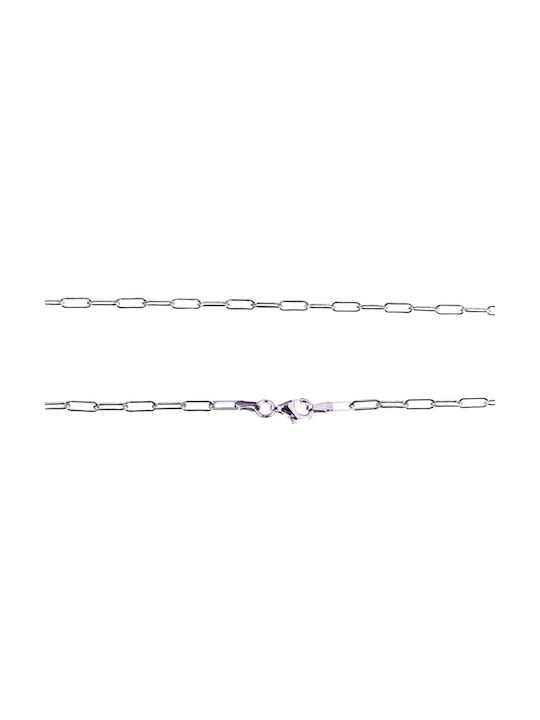 Silver Chain Neck Length 50cm