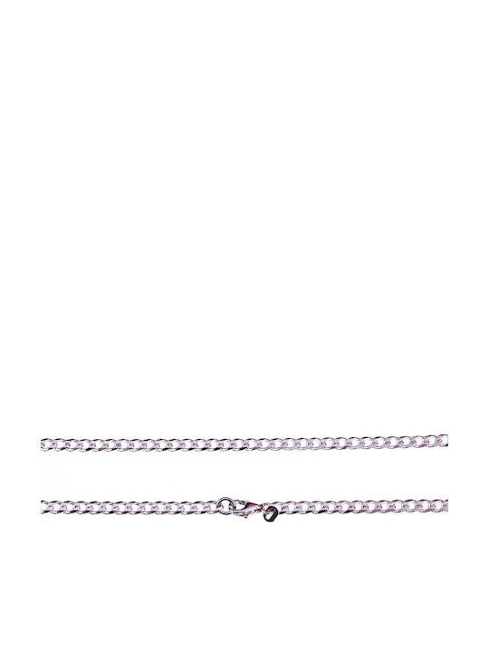 Gatsa Silver Chain Neck Length 46cm