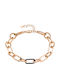 SOFI Chain Hand made of Steel Gold-plated Wide Thickness 10mm and Length 24cm