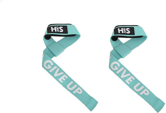 H&S Never Give Up Περικάρπια Άρσης Βαρών Τιρκουάζ 2 τμχ