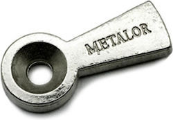 Metalor Γάντζος Πόρτας Ασημί