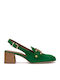 Pumps mit Riemchen Grün