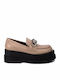 Recess Women's Loafers in Beige Color