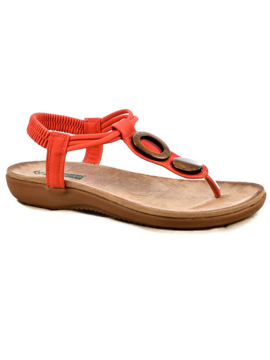 Amarpies Anatomic Synthetic Leather Women's Sandals Red