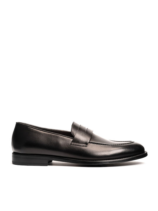 Men's Leather Loafers Black
