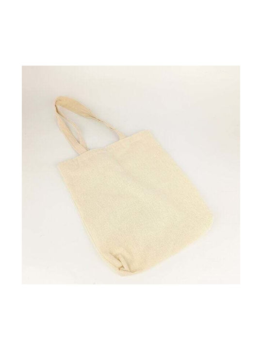 Fabric Shopping Bag Beige