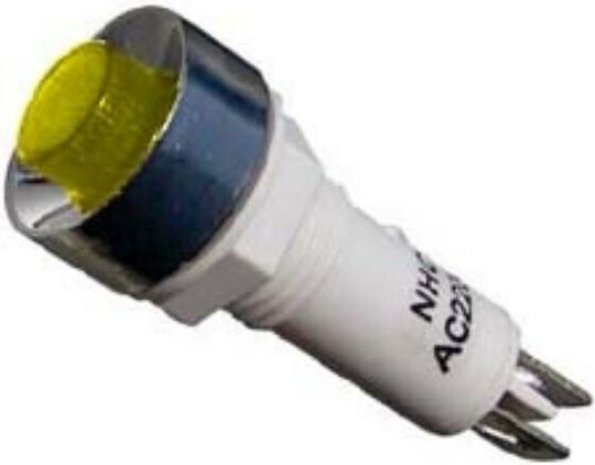 LED Ενδεικτική Λυχνία 220V Κίτρινο 30801-053