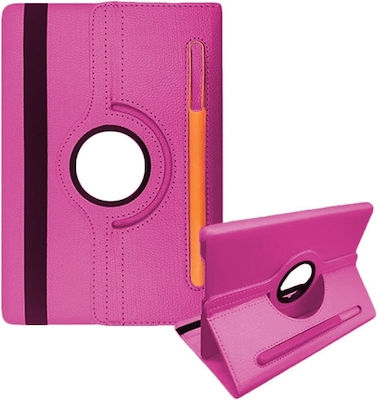 Flip Cover Synthetic Leather Rotating Pink (Galaxy Tab A7) 9589