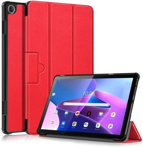Tab M10 Gen 3 10.1 Inch 328f Flip Cover Red (Lenovo Tab M10 (3rd Gen) 10.1'')