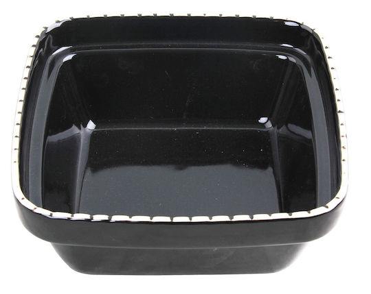 Pawise Keramik Schalen Futter & Wasser für Hund & Katze 900ml 20cm in Schwarz Farbe