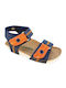 Vesna Sandale Copii Anatomic Blue / Orange