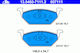 Ate Brake Pad Front for Audi A1 / A3 Honda City Seat Arona / Cordoba / Ibiza
