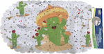 Bathtub Mat with Suction Cups Multicolour 34x66cm