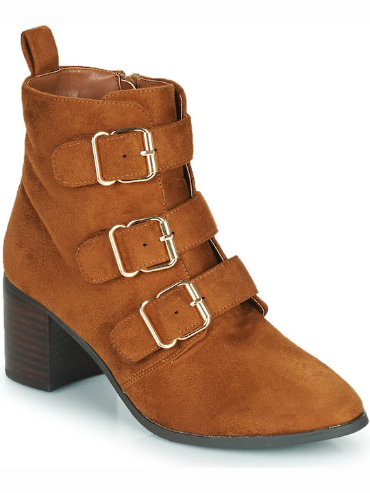 Moony Mood Paola Stiefeletten Damen Braun