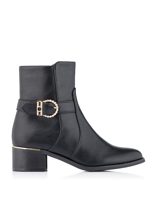 Diamantique Damen Knöchelstiefel Schwarz