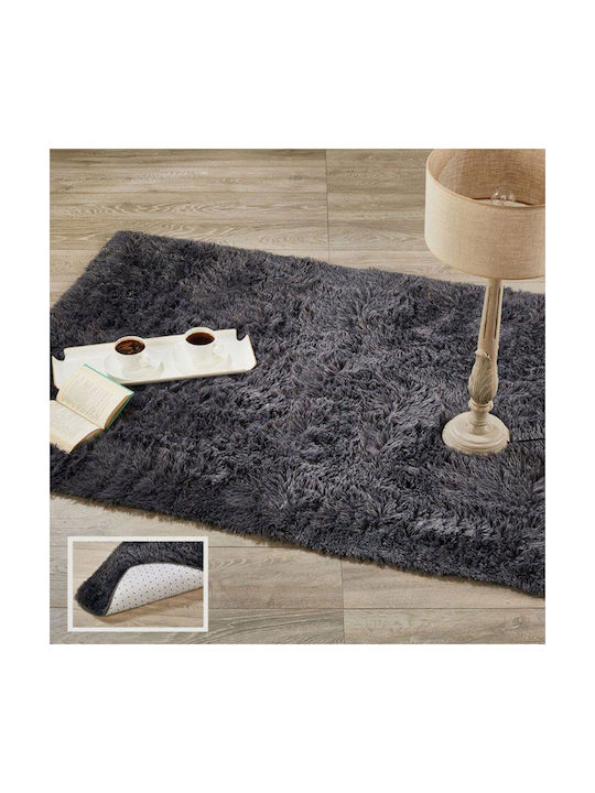 Whitegg Pat20 Anti-slip Rug Rectangular Dark Gray