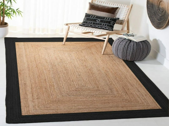 Teppich Rechteckig aus Jute Braun