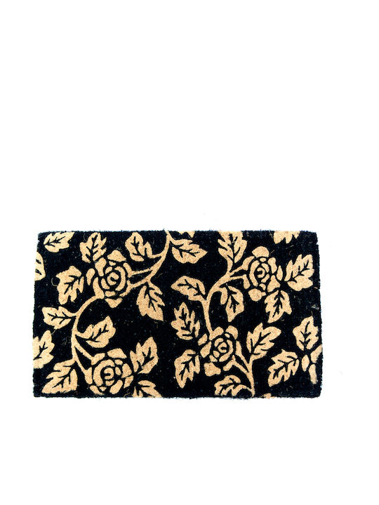 Entrance Mat made of Coir Black 45x75cm