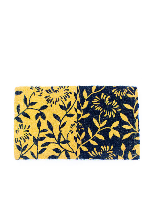 Entrance Mat made of Coir Yellow 45x75cm