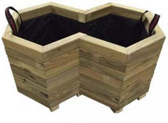 Topf Hölzernes 86x52x36cm.